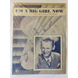 I’m a Big Girl Now – Sammy Kaye Feature Al Hoffman 1940s Sheet Music